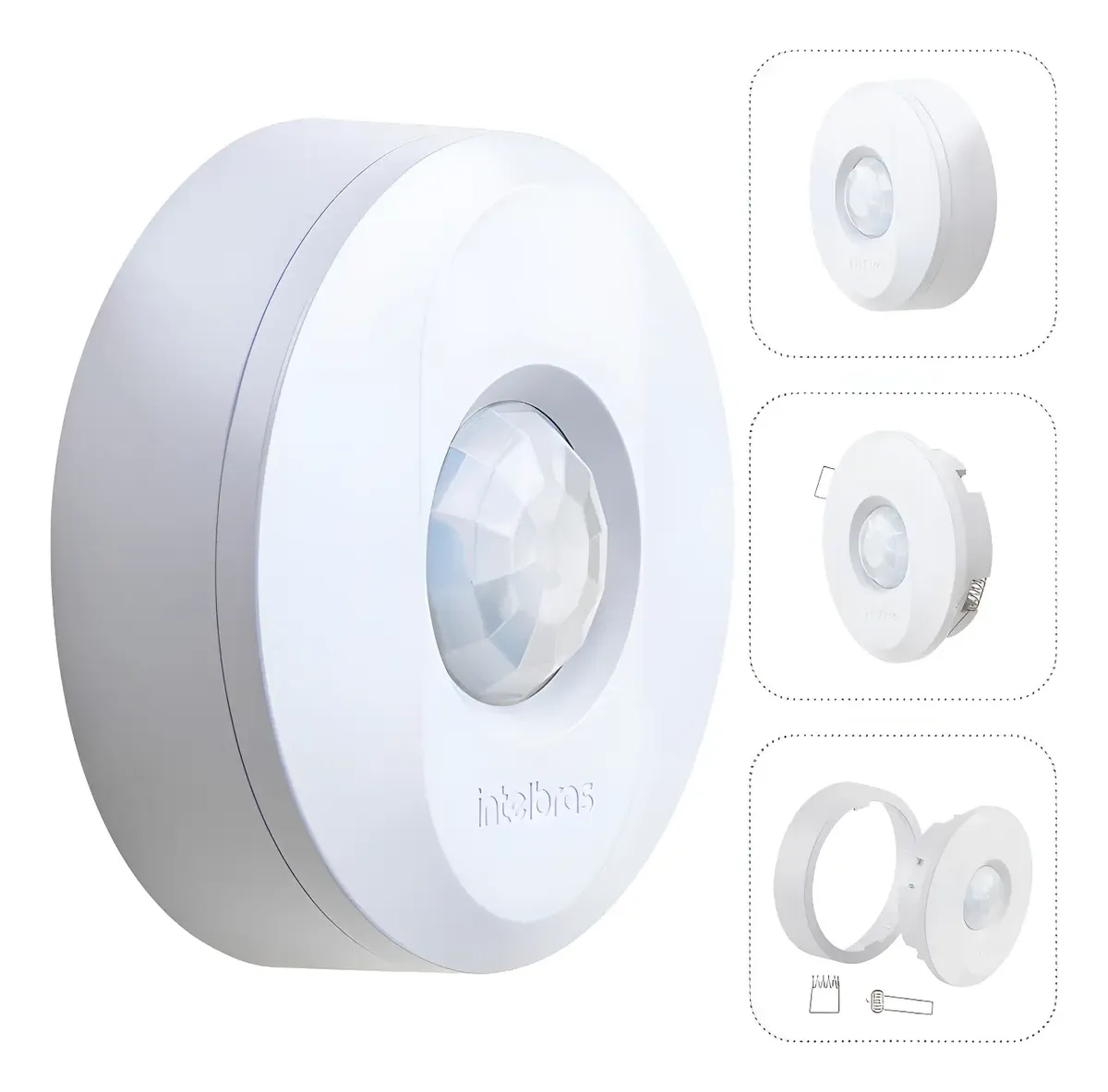 sensor de presença para iluminação esp 360 s intelbras