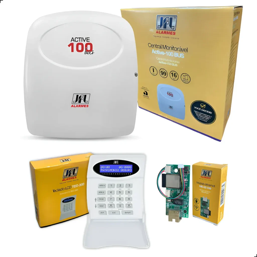 Central De Alarme Active 100 
