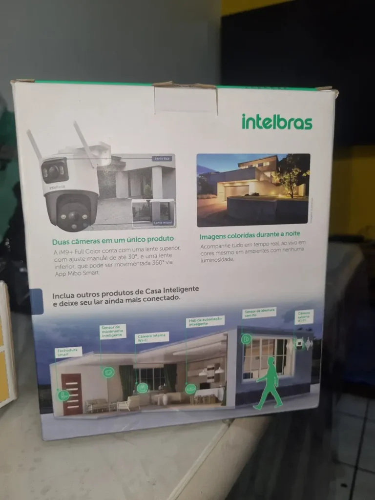 camera wifi externa a prova d agua intelbras