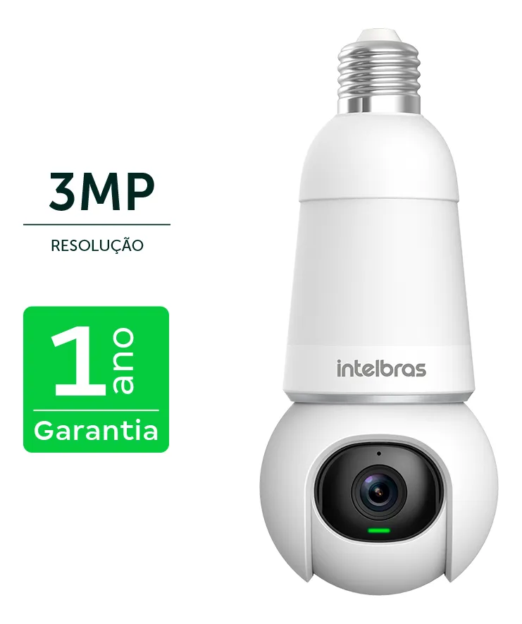lâmpada câmera intelbras